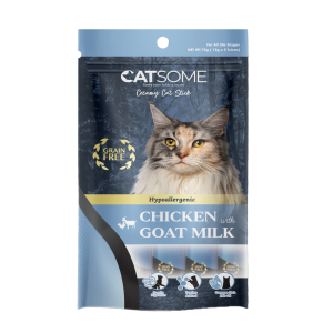 Catsome GF Creamy Cat Stick Chicken With Goat Milk (Kitten)