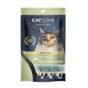 Catsome Grain Free Creamy Cat Stick Tuna With Mackerel