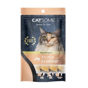 Catsome Grain Free Creamy Cat Stick Tuna With Shrimp