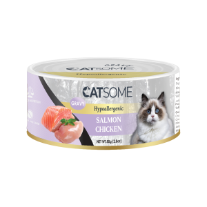 Catsome Grain Free Salmon & Chicken Cat Canned Food Gravy