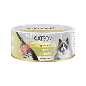 Catsome Grain Free Tuna & Anchovy Cat Canned Food Gravy