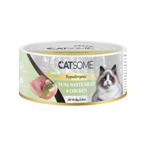 Catsome Grain Free Tuna White Meat & Chicken Cat Canned Food Gravy