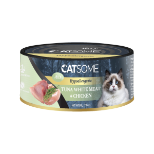 Catsome Grain Free Tuna White Meat & Chicken Cat Canned Food Jelly