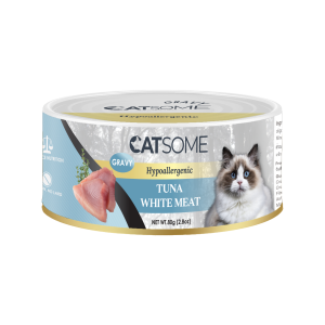 Catsome Grain Free Tuna White Meat Cat Canned Food Gravy