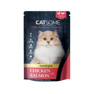 Catsome Grain Free Chicken With Salmon Pouch