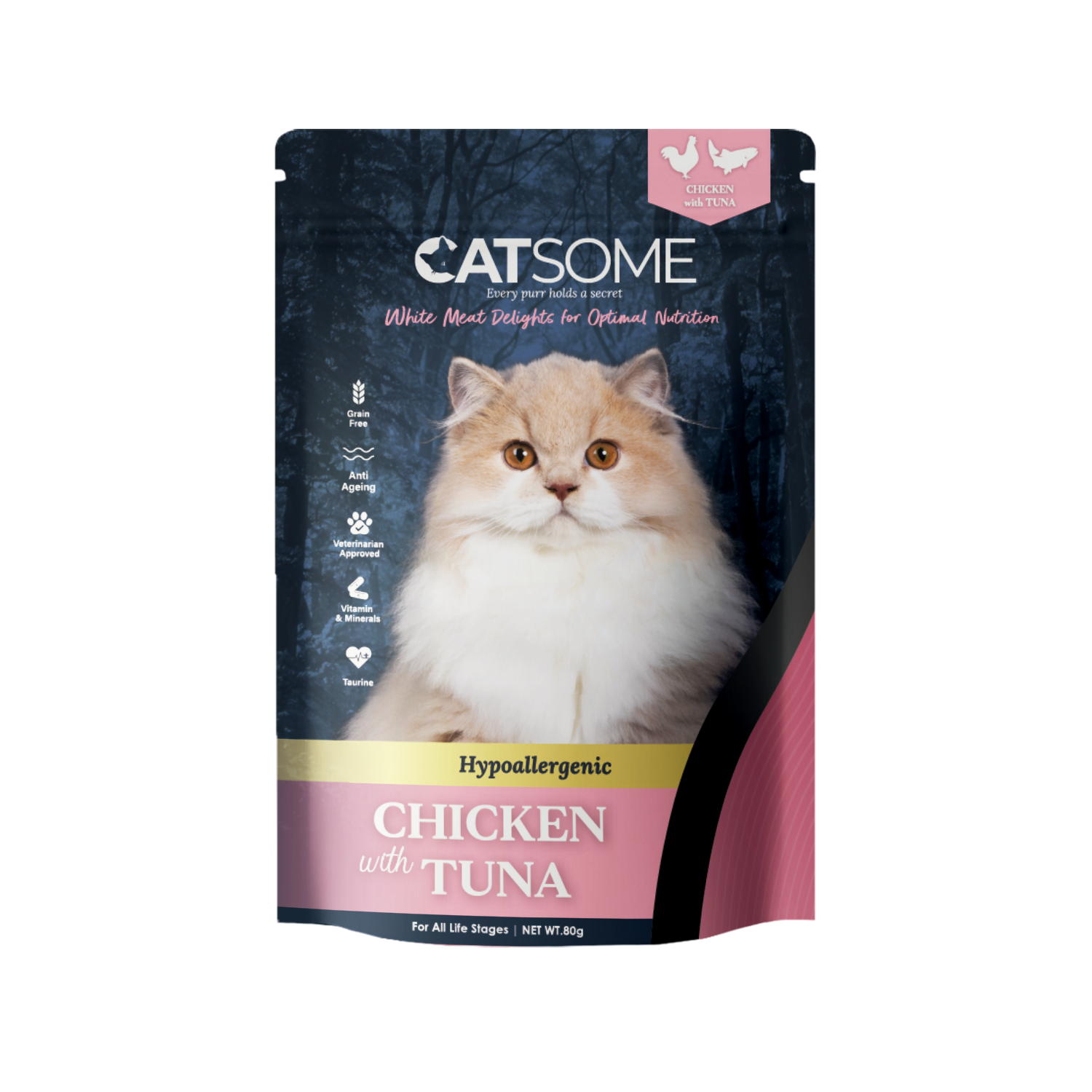 Catsome Grain Free Chicken With Tuna Pouch