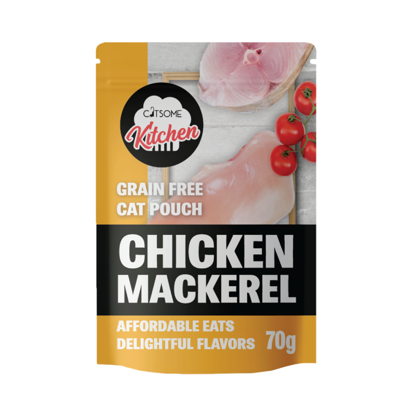 Catsome Kitchen Chicken Mackerel Pouch