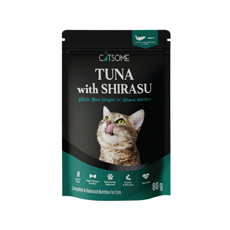Catsome Grain Free Tuna With Shirasu Pouch