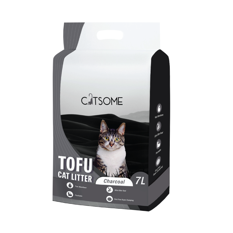 Catsome Tofu Cat Litter Charcoal