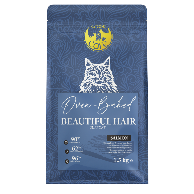 Catsome & Core Oven-Baked Cat Food(Beautiful Hair-Salmon)