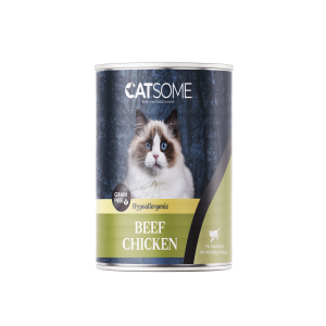 Catsome Grain Free Beef Chicken Canned Food
