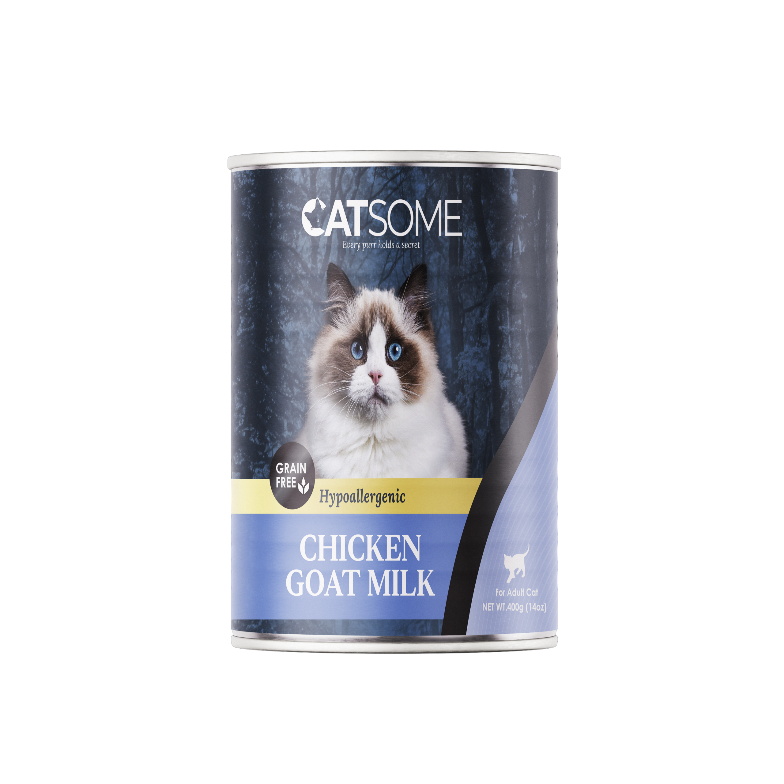 Catsome Grain Free Chicken with Goat Milk Canned Food