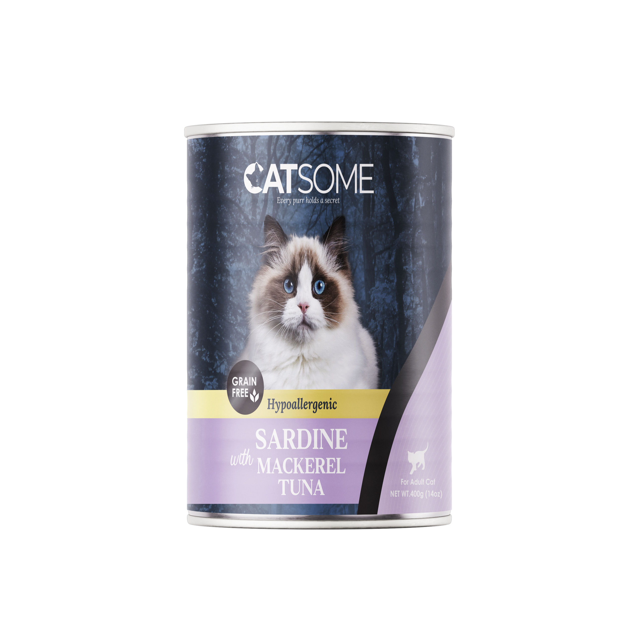 Catsome Grain Free Sardine With Mackerel Tuna Canned Food