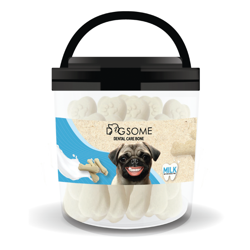 Dogsome Dental Care Bone With Milk