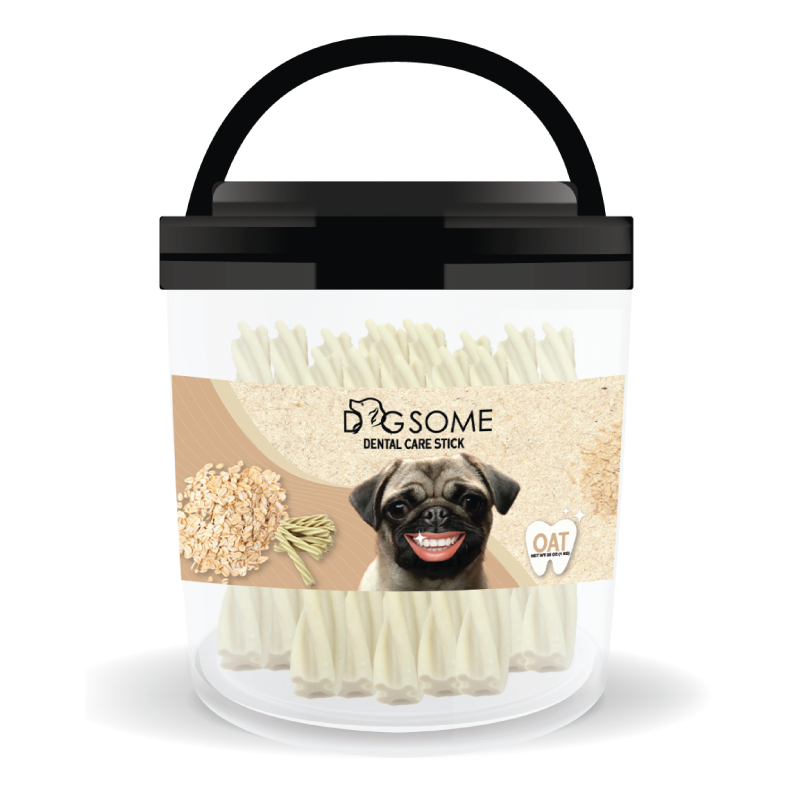 Dogsome Screwed Dental Care Stick With Oat