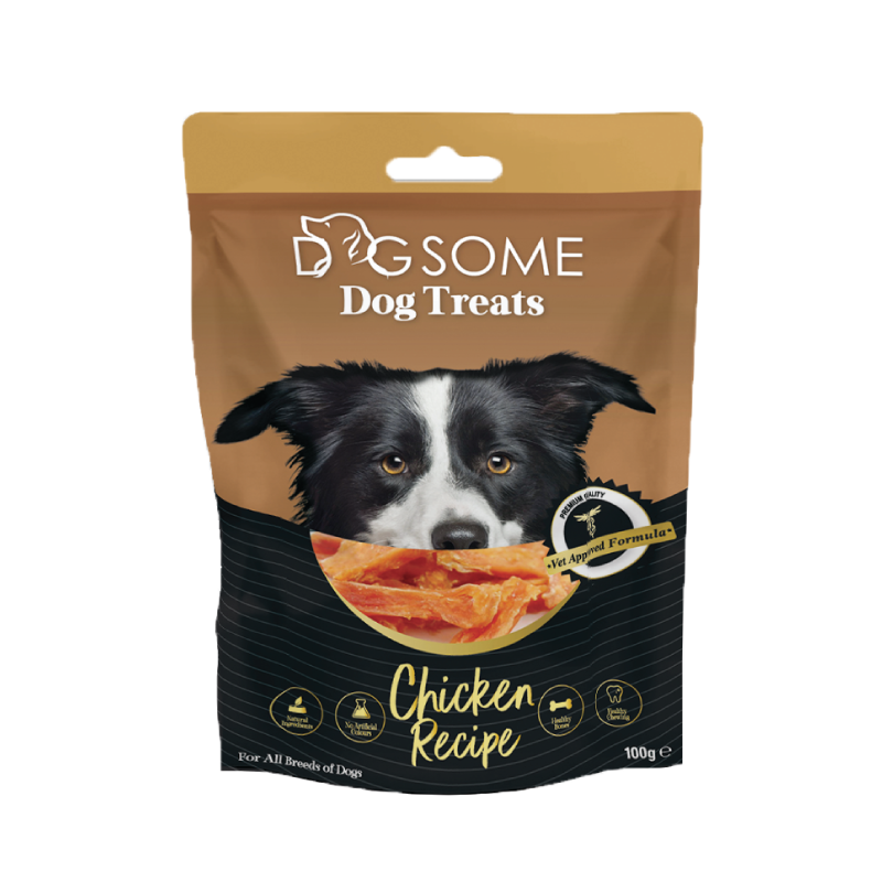 Dogsome Treats Chicken Strip 4cm
