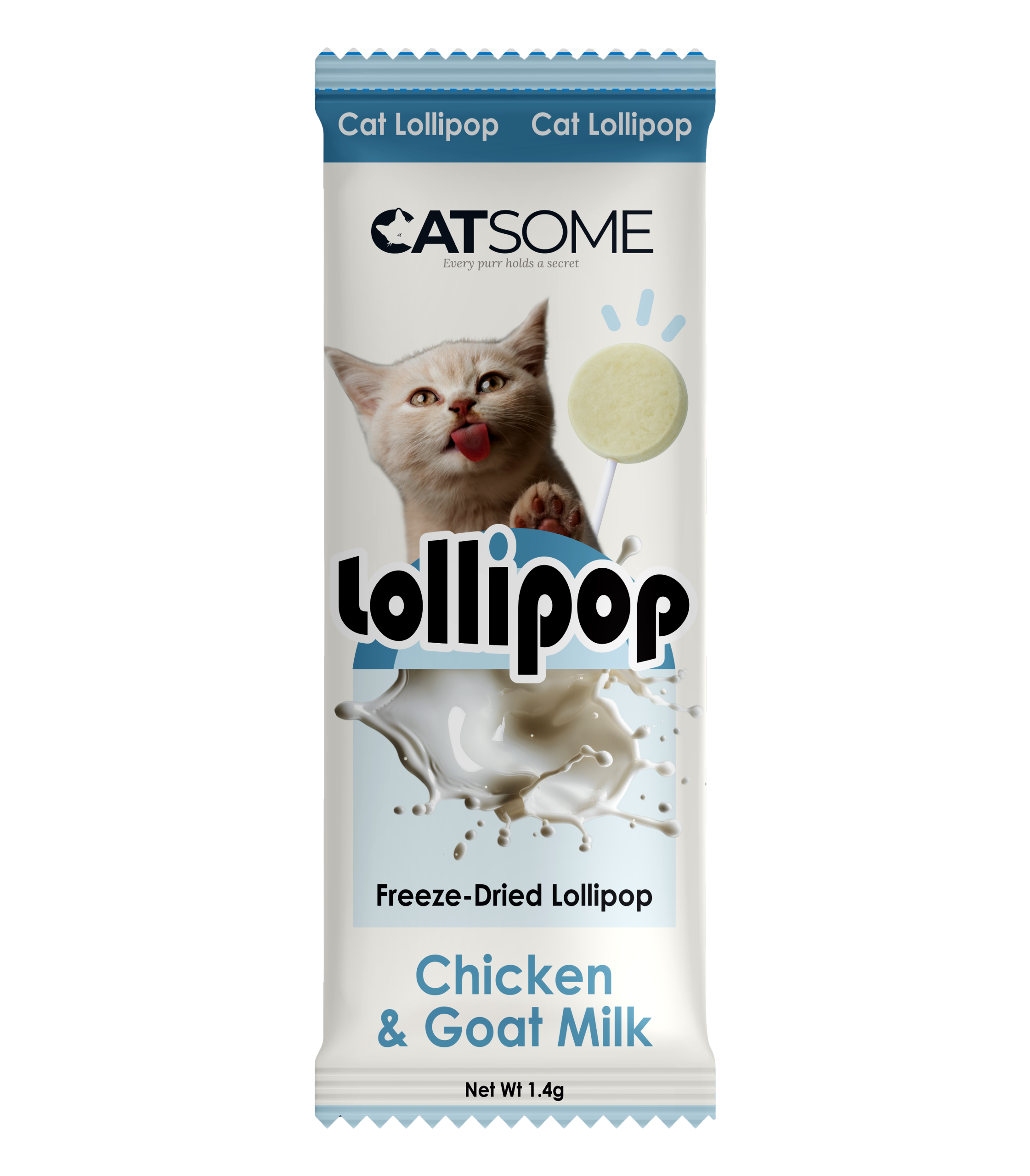 Catsome Freeze-Dried Lollipop Chicken & Goat Milk