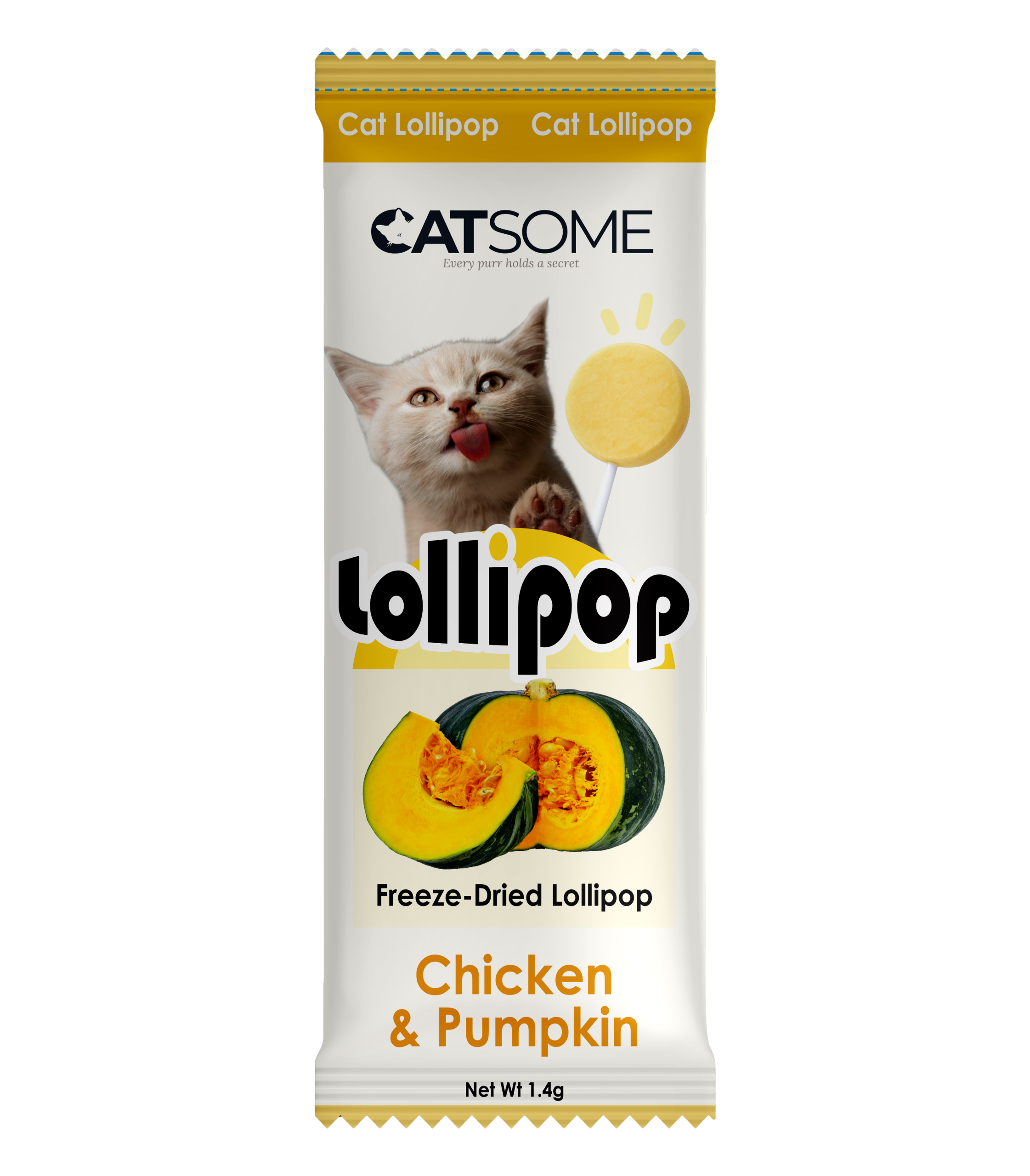 Catsome Freeze-Dried Lollipop Chicken & Pumpkin